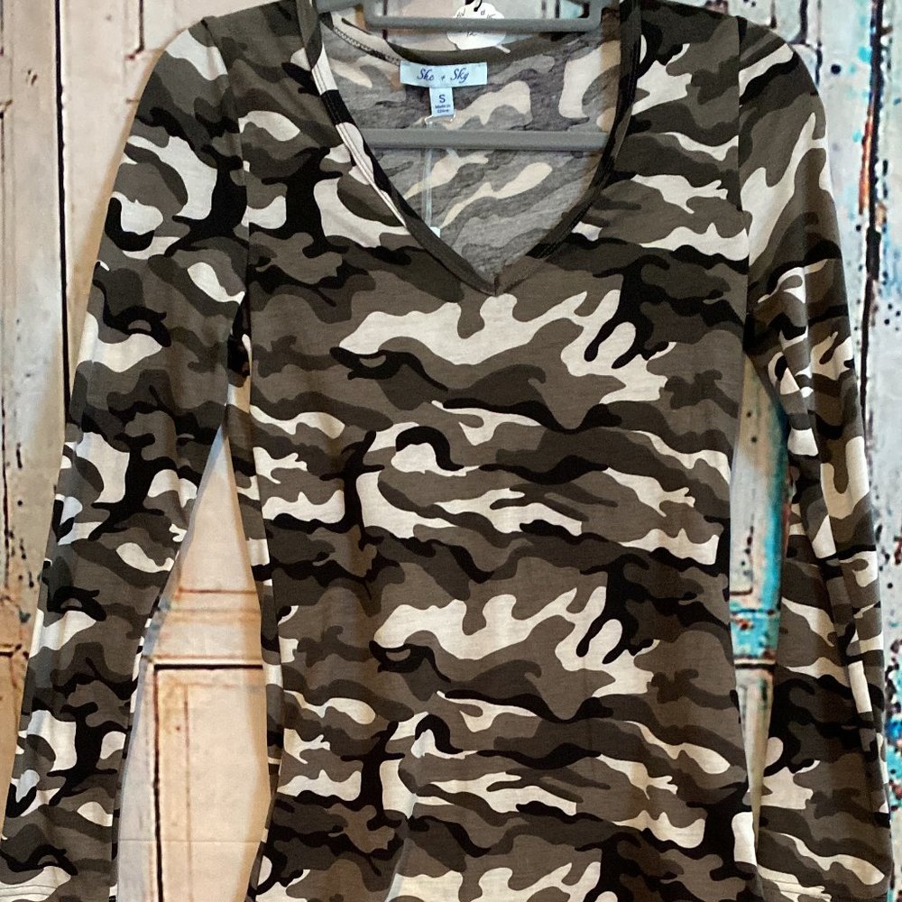 Long Sleeve Camo Shirt